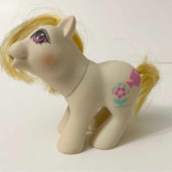 Vintage 1989 My Little Pony Baby Cuddles Drink ‘n Wet Pony Hasbro - Picture 15 of 16